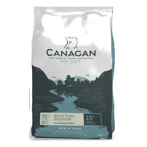 Hrana uscata pentru pisici Canagan cu somon 375 g