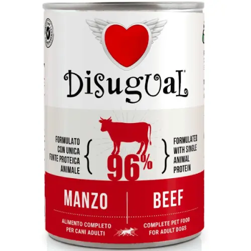 Hrana umeda pentru caini Disugual Dog Monoprotein Vita 400g