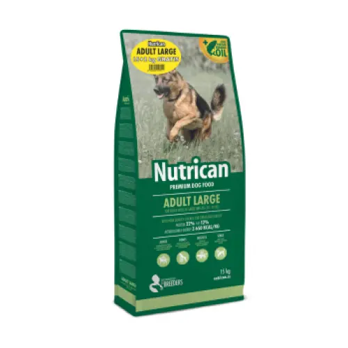 Hrana pentru caini Nutrican Adult Large 15 kg + 2 kg PROMO