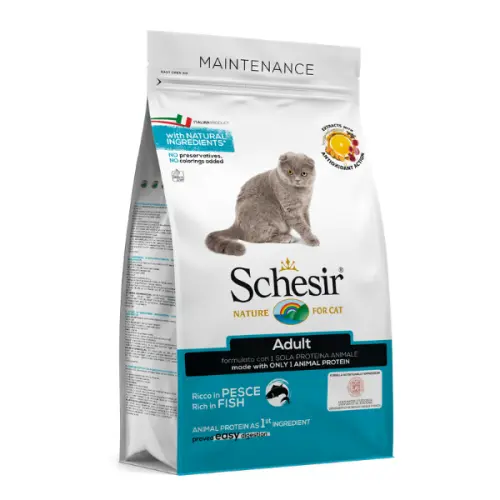 Hrana uscata pentru pisici Schesir Cat adult peste 400 g