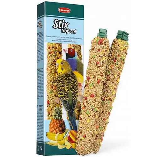 Batoane pentru pasari Padovan Stix Tropical 80 g