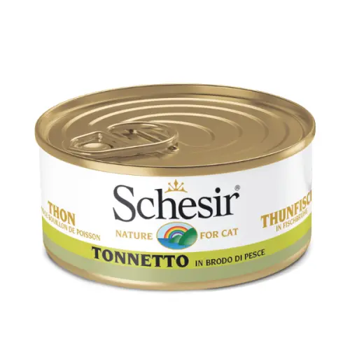 Hrana umeda pentru pisici Schesir Supa Ton 70gr