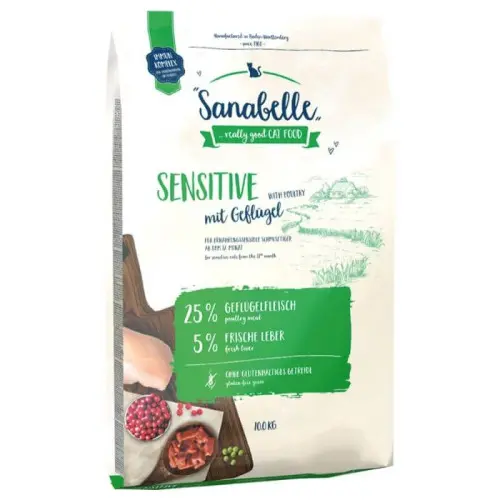 Hrana uscata pentru pisici Sanabelle Sensitive cu pui 10 kg
