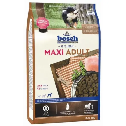 Hrana uscata pentru caini Bosch Maxi Adult 3 kg