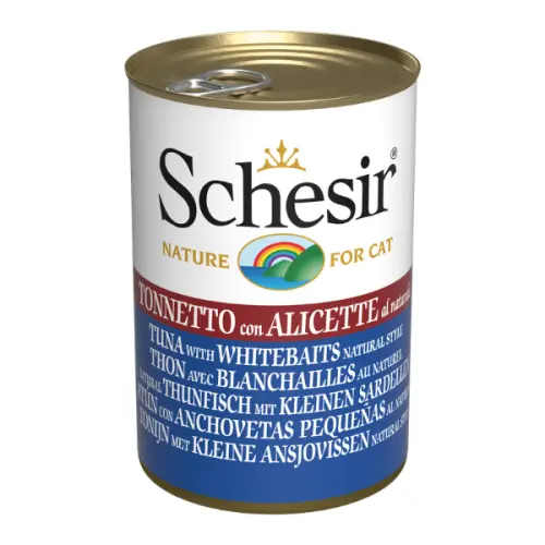 Hrana umeda pentru pisici Schesir Ton si Pestisori 140gr