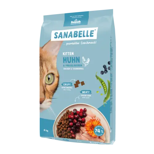 Hrana uscata pentru pisici Sanabelle Kitten 8kg
