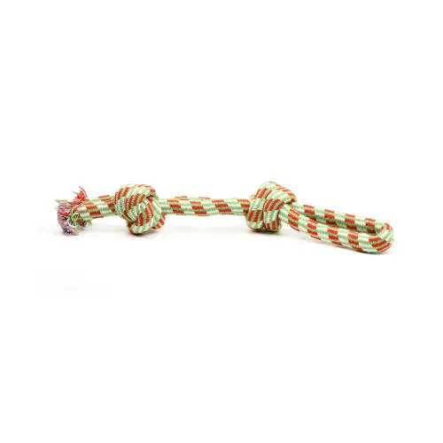 Jucarie pentru caini sfoara cu noduri Enjoy 42 cm