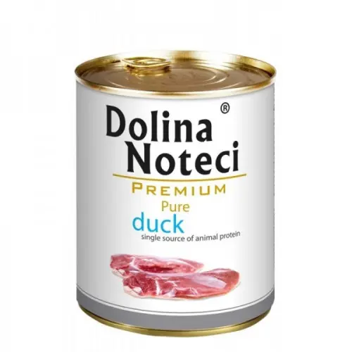 Hrana umeda pentru caini Dolina Noteci Premium Pure cu rata 400gr
