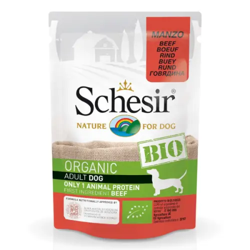 Hrana umeda pentru caini Schesir Bio Vita 85g