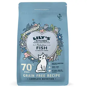 Lilys Kitchen Adult Fabulous Fish and Healthy Herbs Dry Complete Cat Food 800 g