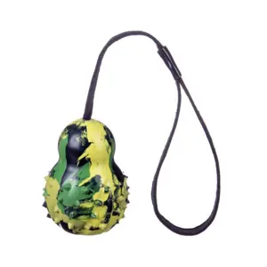 Jucarie BK Buzdugan Cauciuc cu Sfoara, Verde L 10 x 8 cm