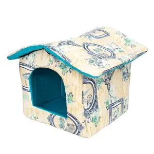 Culcus Casuta Burete Marimea 1 (35x40x35 cm) Albastru