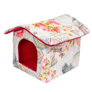 Culcus Casuta Burete Marimea 1 (35x40x35 cm) Rosu