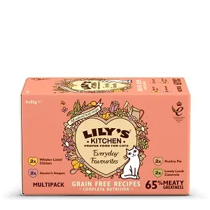 Lilys Kitchen Cat Tasty Cuts Mixed Multipack 8 x 85 g