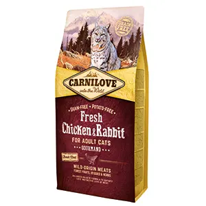 Carnilove Fresh Chicken and Rabbit for Adult Cats 6 kg