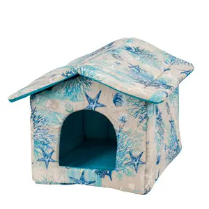 Culcus Casuta Burete Marimea 2(45x40x40 cm) Albastru