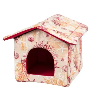 Culcus Casuta Burete Marimea 2 (45x40x40 cm) Rosu