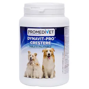 Dynavit-Pro Crestere, supliment pentru catei in perioada de crestere, 150 tablete