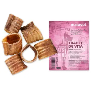 Recompensa pentru caini, trahee de vita, 100 g