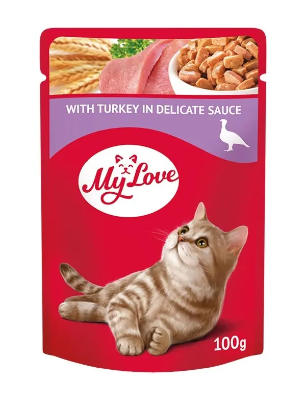 My Love Cat - Hrana umeda completa - Curcan - 100g