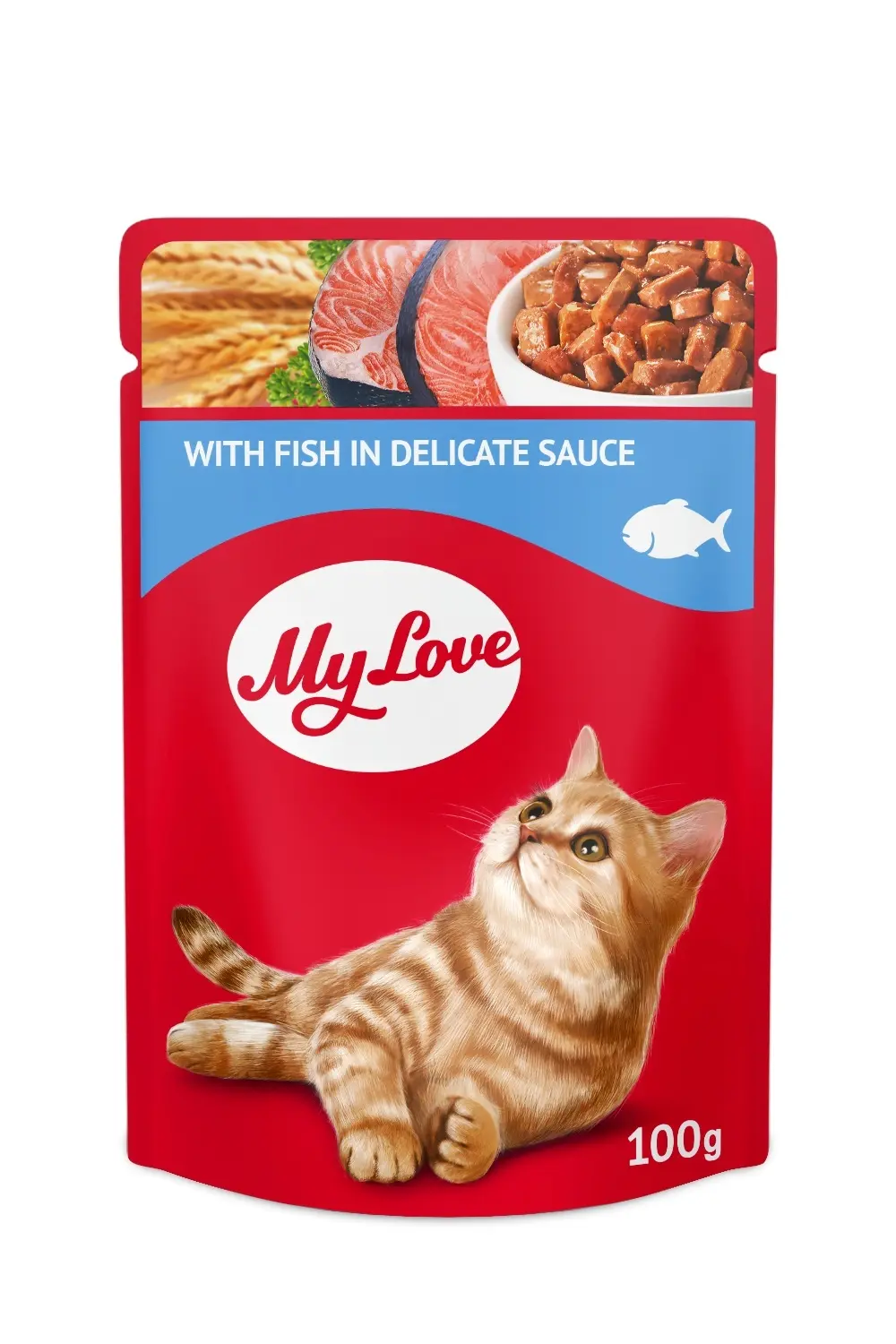 My Love Cat - Hrana umeda completa - Peste - 100g