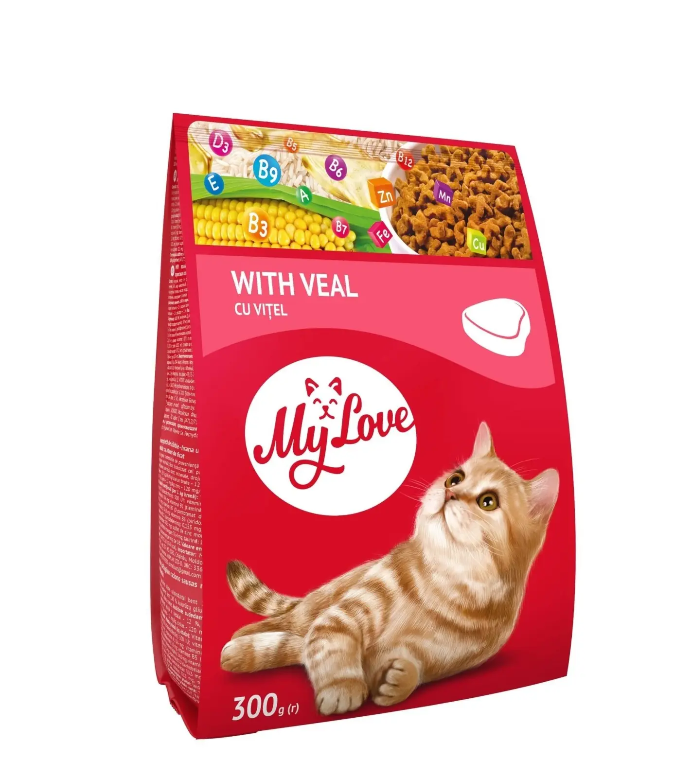 My Love Cat - Hrana uscata completa - Vita - 300g