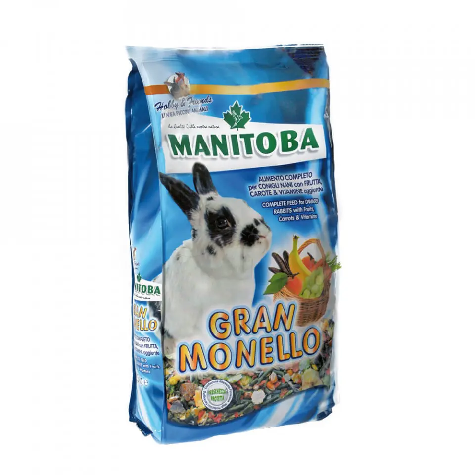 Manitoba Gran Monello - Hrana completa pentru iepuri pitici - 1kg