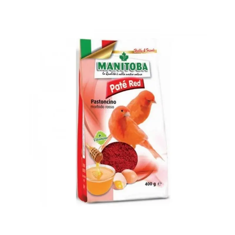 Manitoba Pate Red - Hrana semiumeda Canari Rosii - 400g