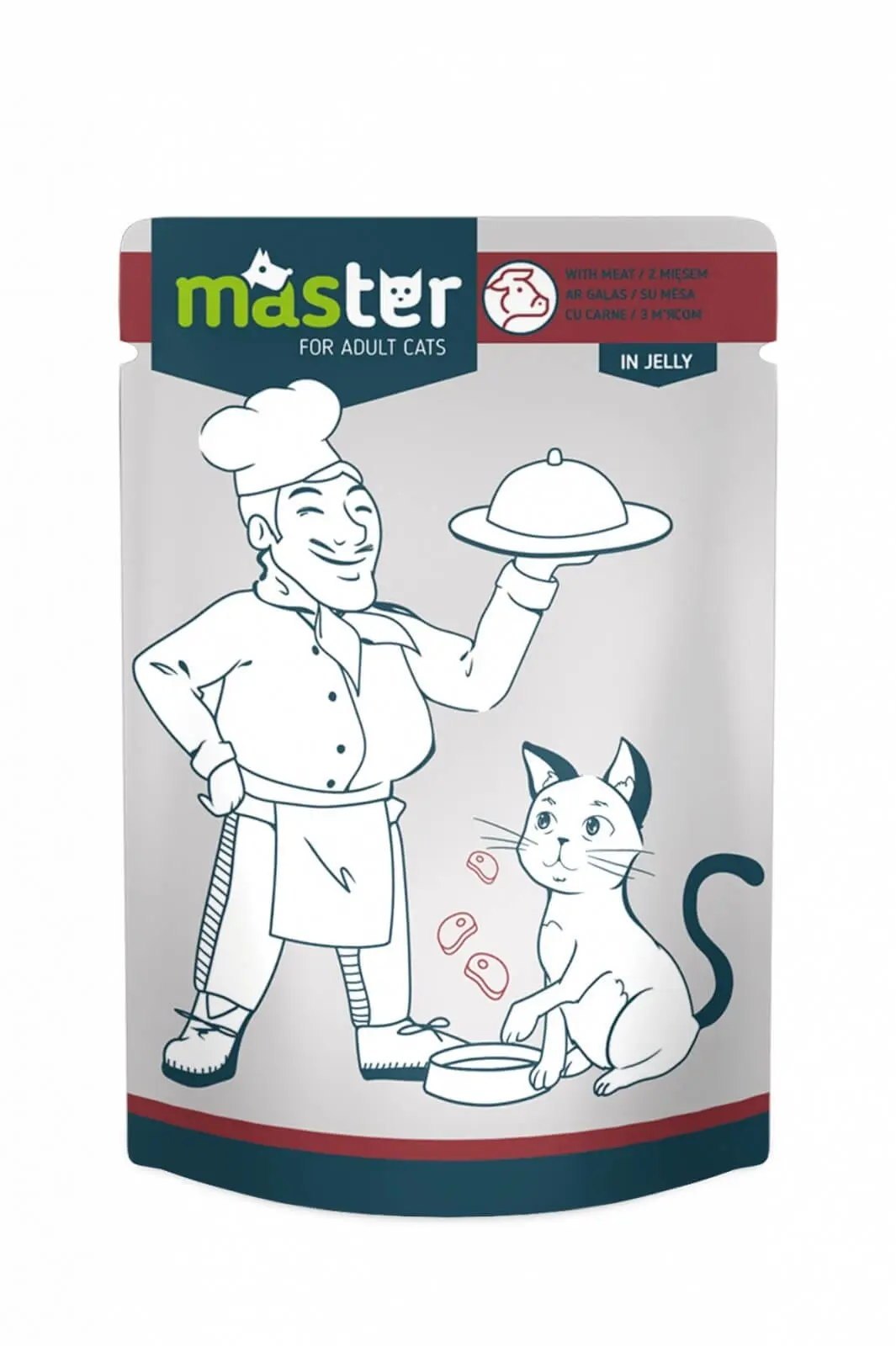 Master Cat - Hrana umeda profesionala - Carne - 80g