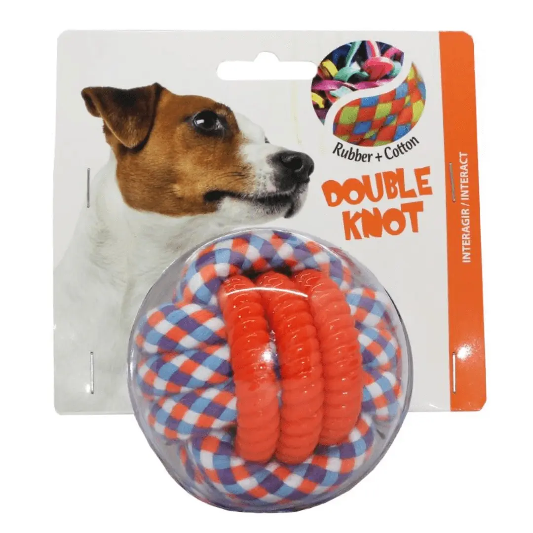 Minge cauciuc, cu franghie - Double Knot