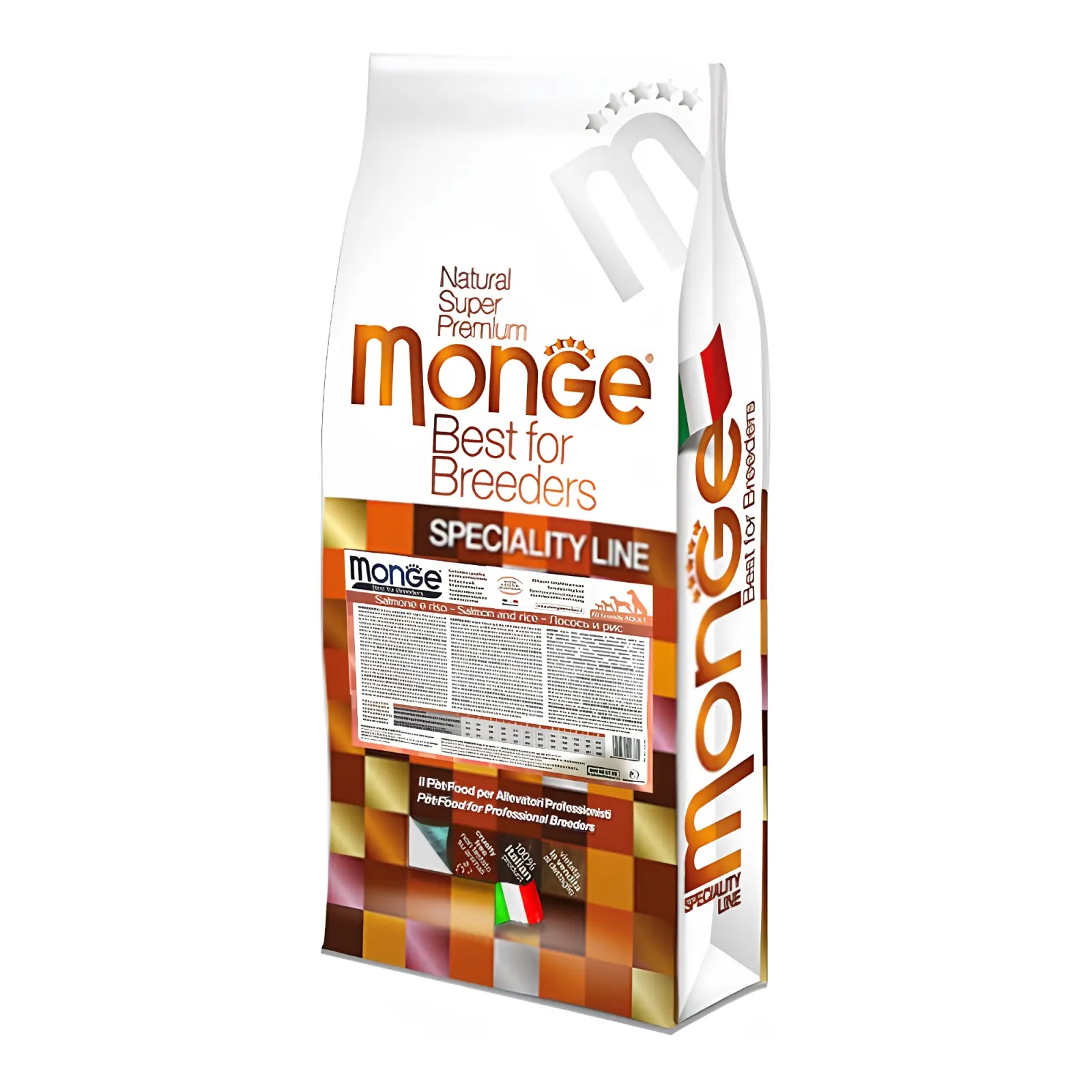 Monge Natural Superpremium Adult All Breeds Monoprotein - Somon si Orez - 15kg