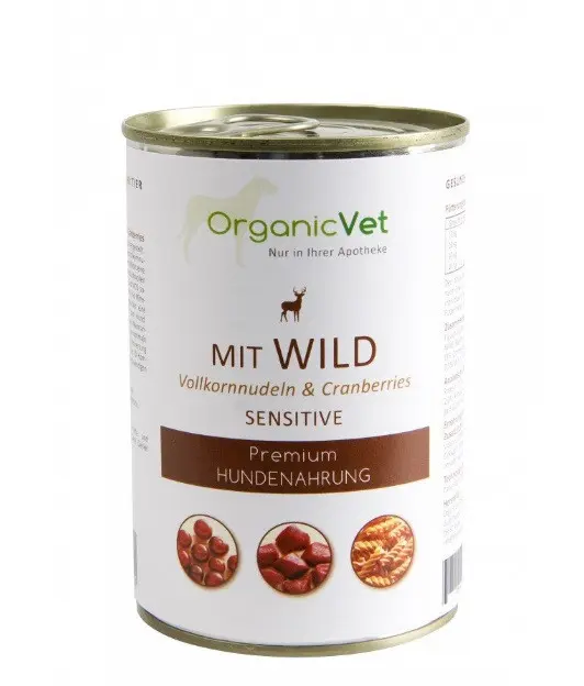OrganicVet - Vanat, Paste, Merisoare - 400g