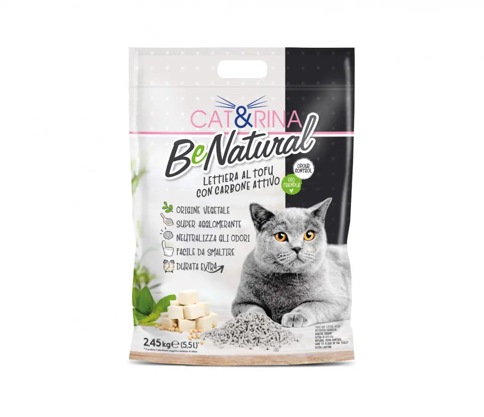 Asternut Igienic Vegetal - Tofu cu Carbune Activ - 5.5L