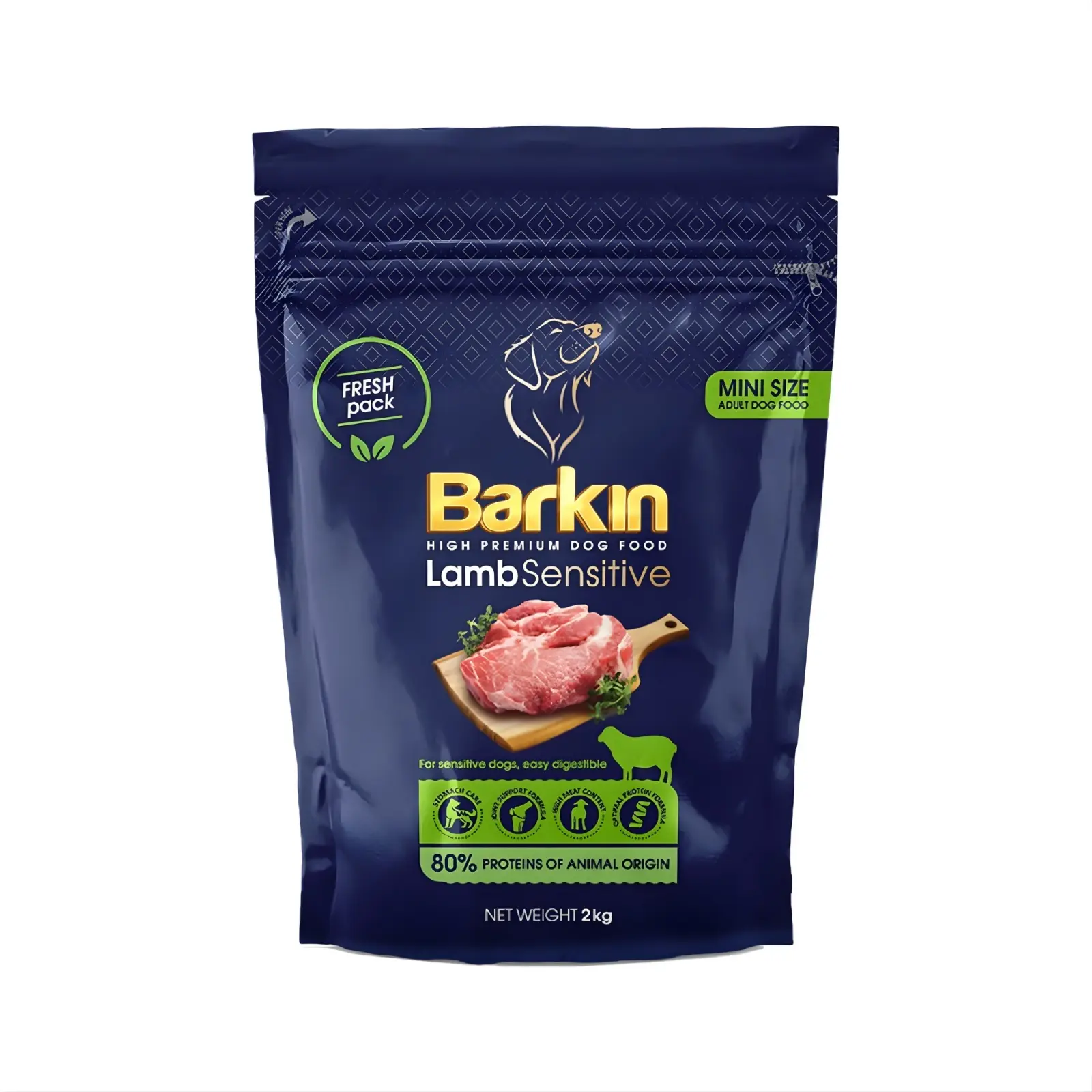 Barkin Adult Mini Size - Hrana uscata premium - Miel - 2kg