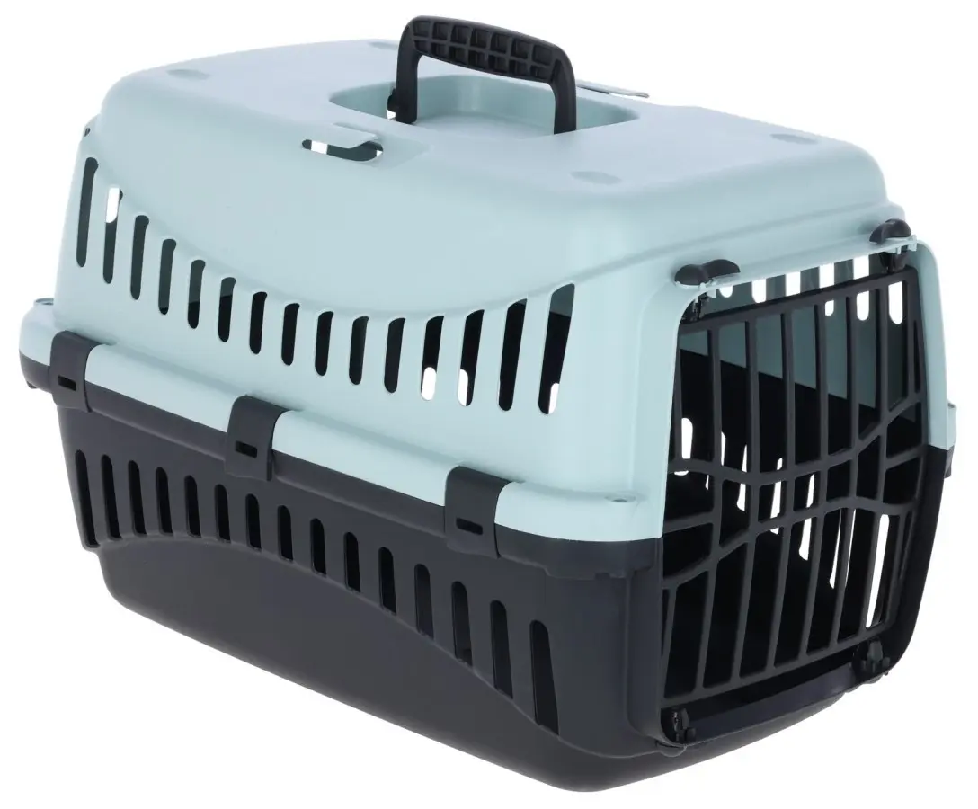 Cusca transport plastic - Bordo - 45 x 30 x 30 cm - Albastru