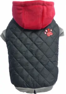 Geaca captusita cu gluga - Negru - XXL