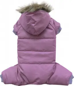 Geaca captusita cu gluga - Roz - XXS