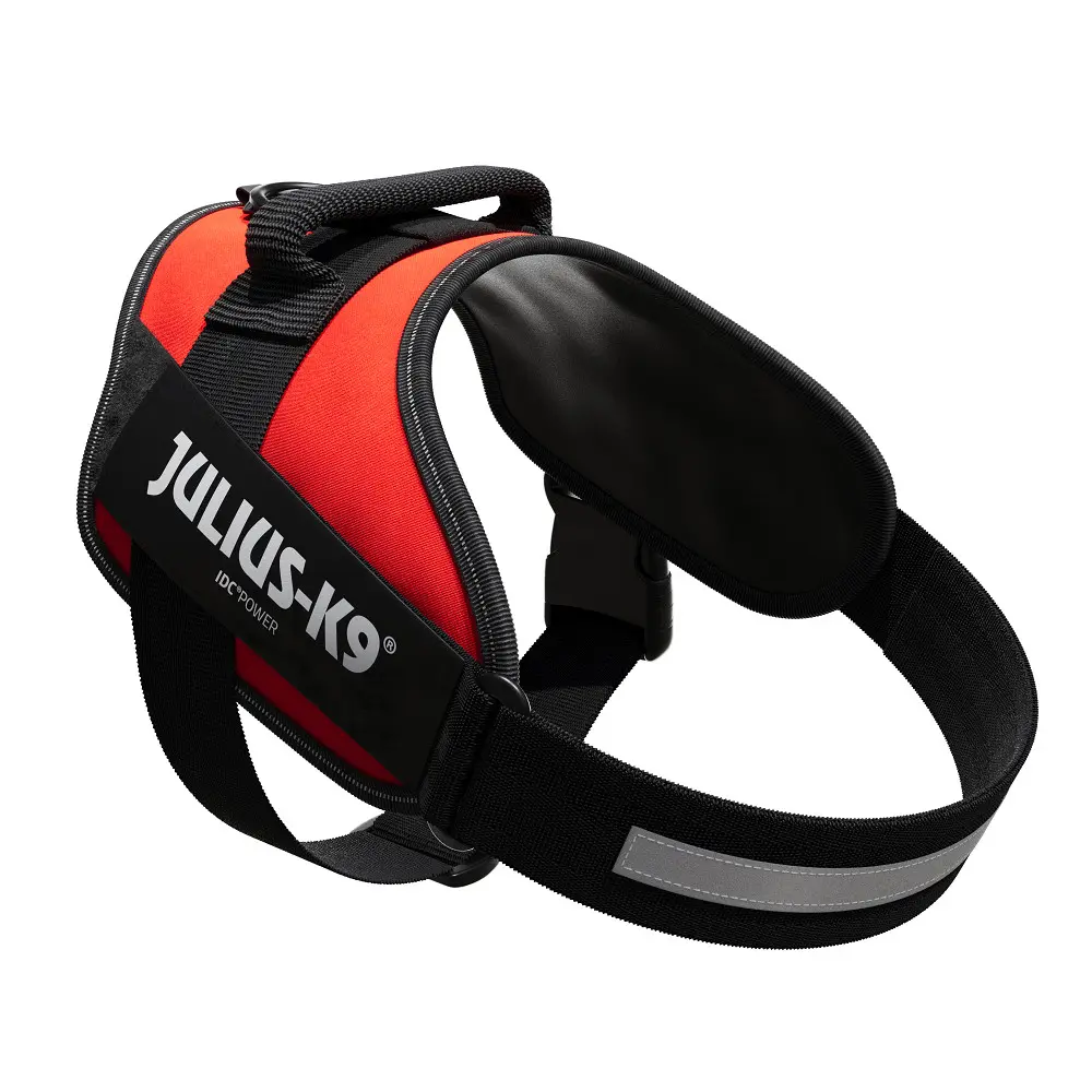 Ham JK9 IDC Power L, rosu, respirabil, elemente reflectorizante, circumferinta piept 63-85 cm