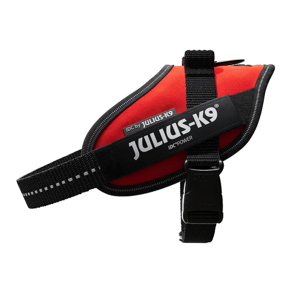 Ham JK9 IDC Power, rosu, reflectorizant, dimensiune S, circumferinta piept 49-67 cm, pentru caini cu greutate de 7-15 kg