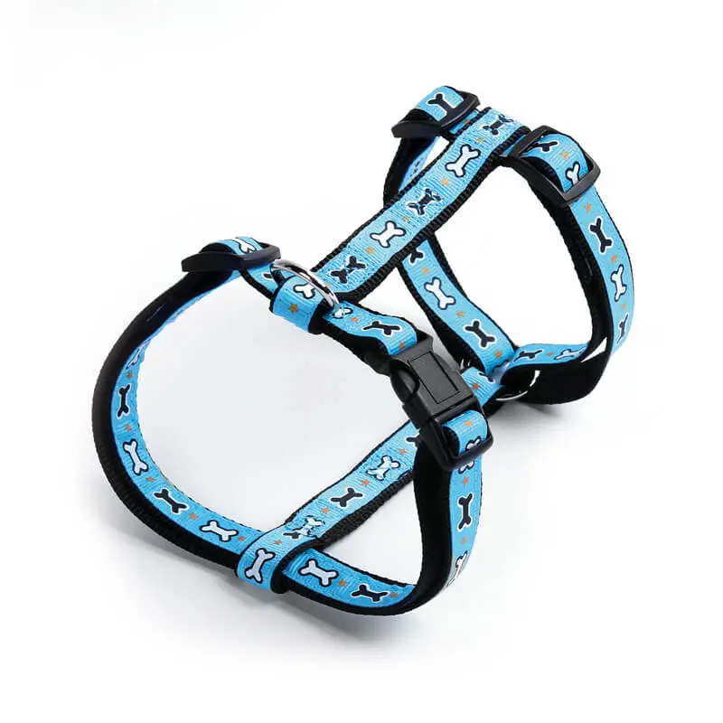 Ham nylon, albastru, confortabil, circumferinta 35-50 cm