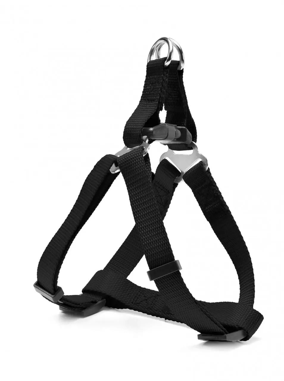 Ham ajustabil din nylon, negru, confortabil, circumferinta 30-40 cm