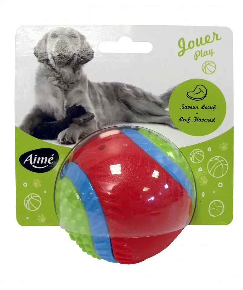 Jucarie cauciuc cu aroma vita - 6cm