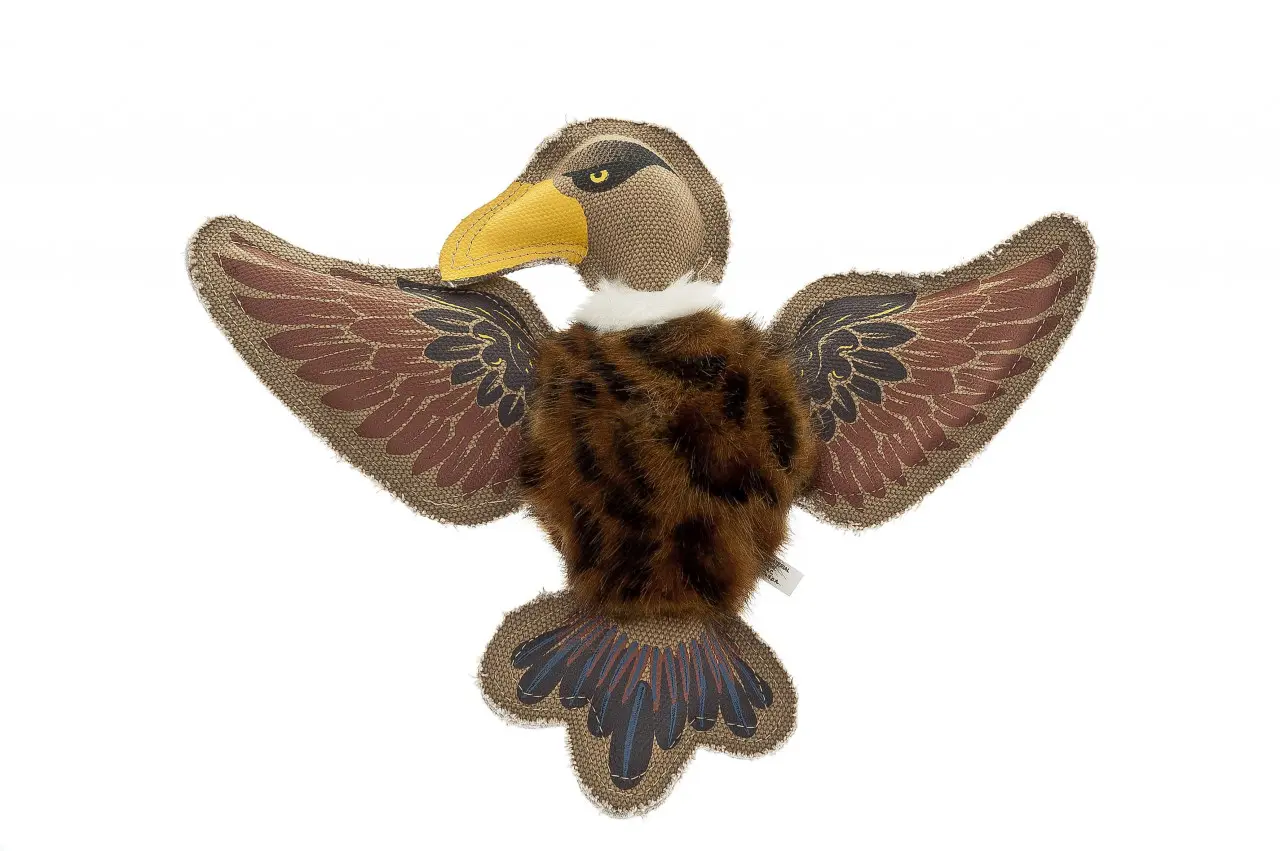 Jucarie canvas, cu sfoara - Pasari - 30cm