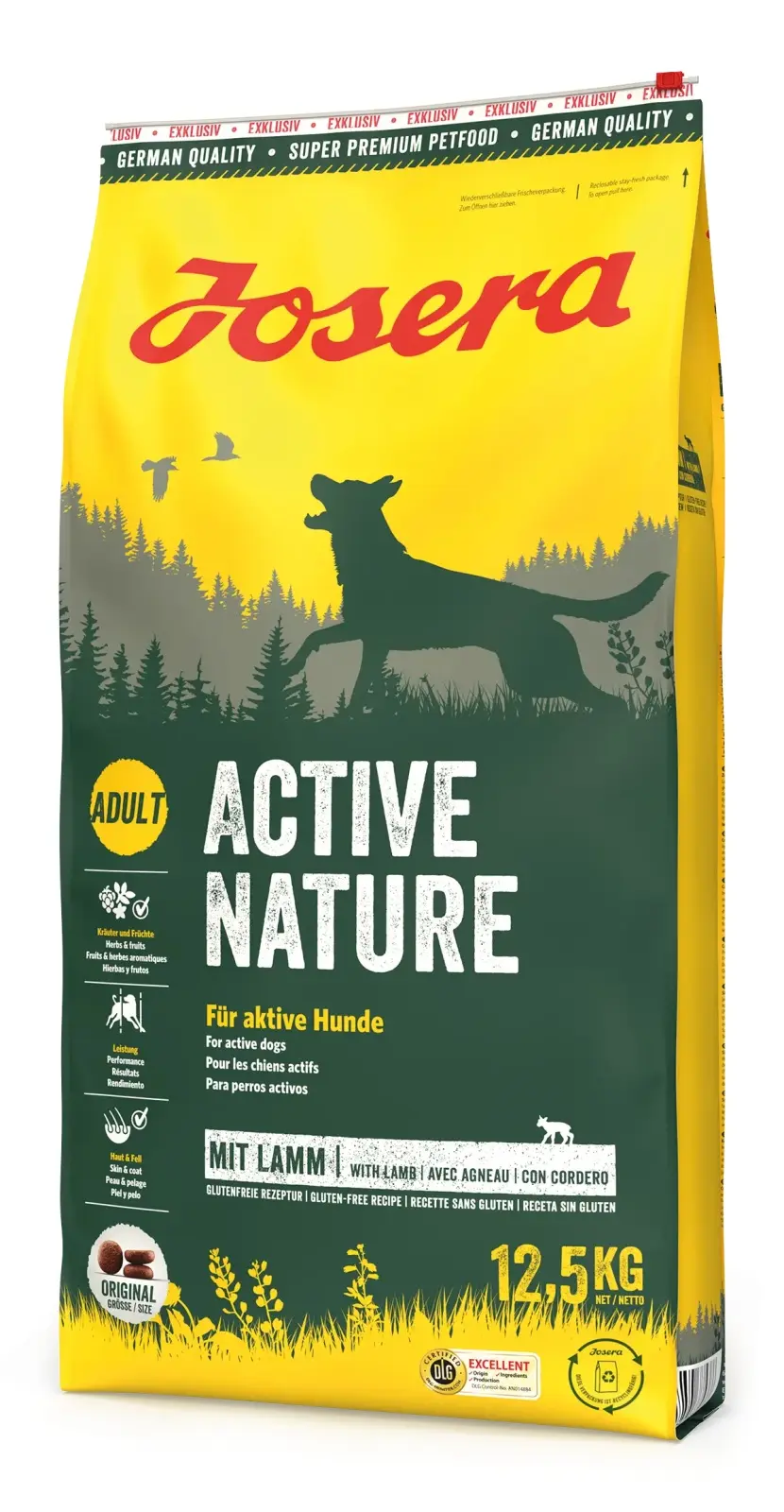 Josera Active Nature - Hrana uscata premium - Pasare & Miel - 12.5kg