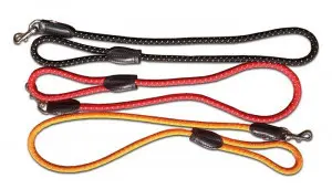 Lesa cordelina, rosie, reflectorizanta, lungime 1.1 m, grosime 1.2 cm