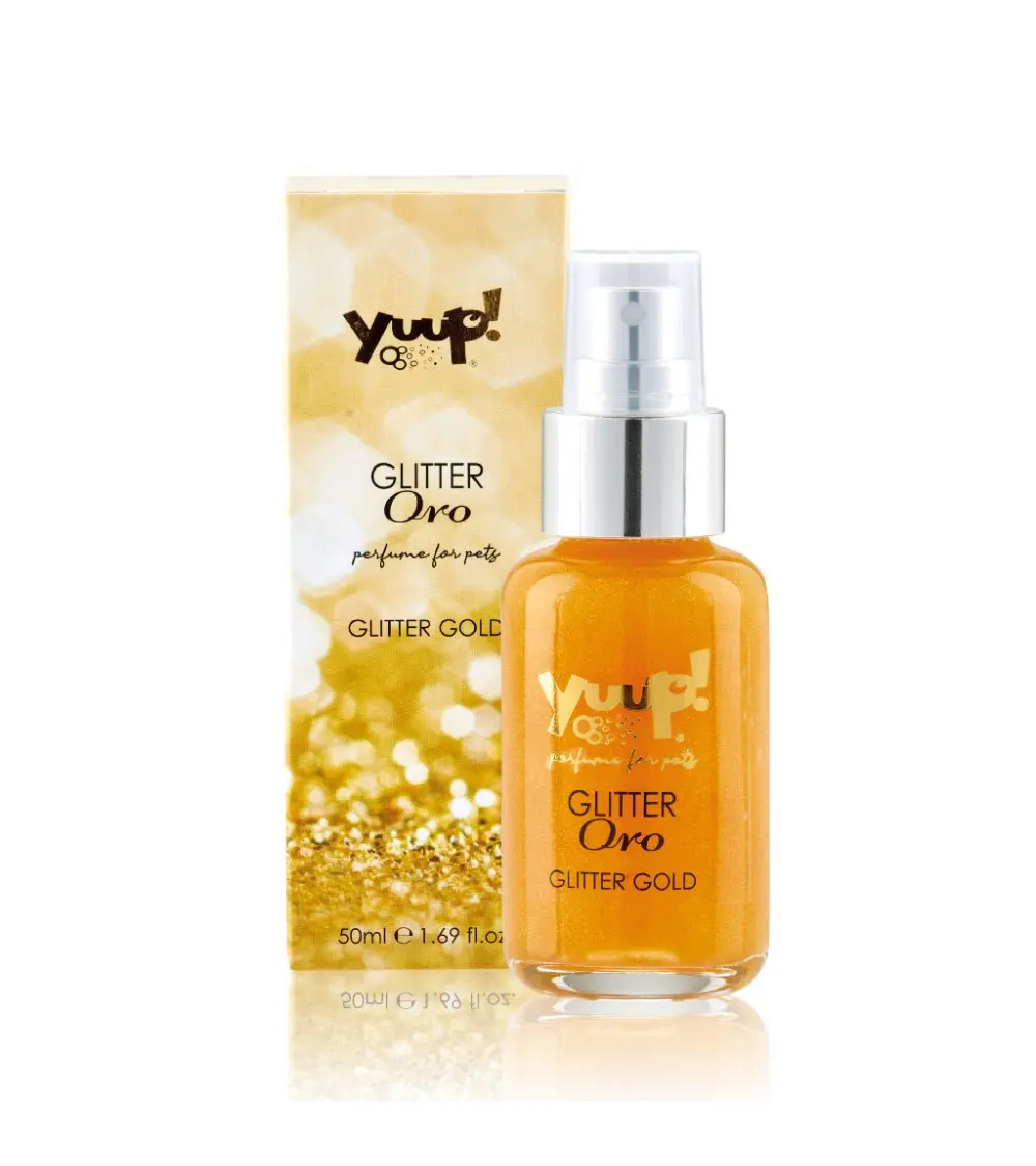 Parfum cu sclipici Yuup Fashion Glitter Gold - 50ml
