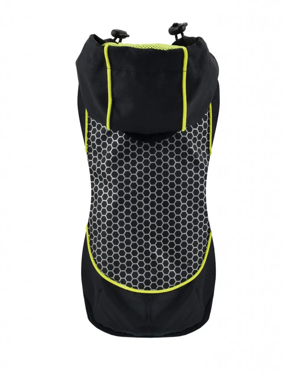 Pelerina de ploaie pentru animale de companie Reflective: Negru, XL