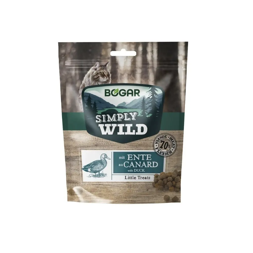 Recompense pentru pisici - Bogar Simply Wild - Rata - 60 g