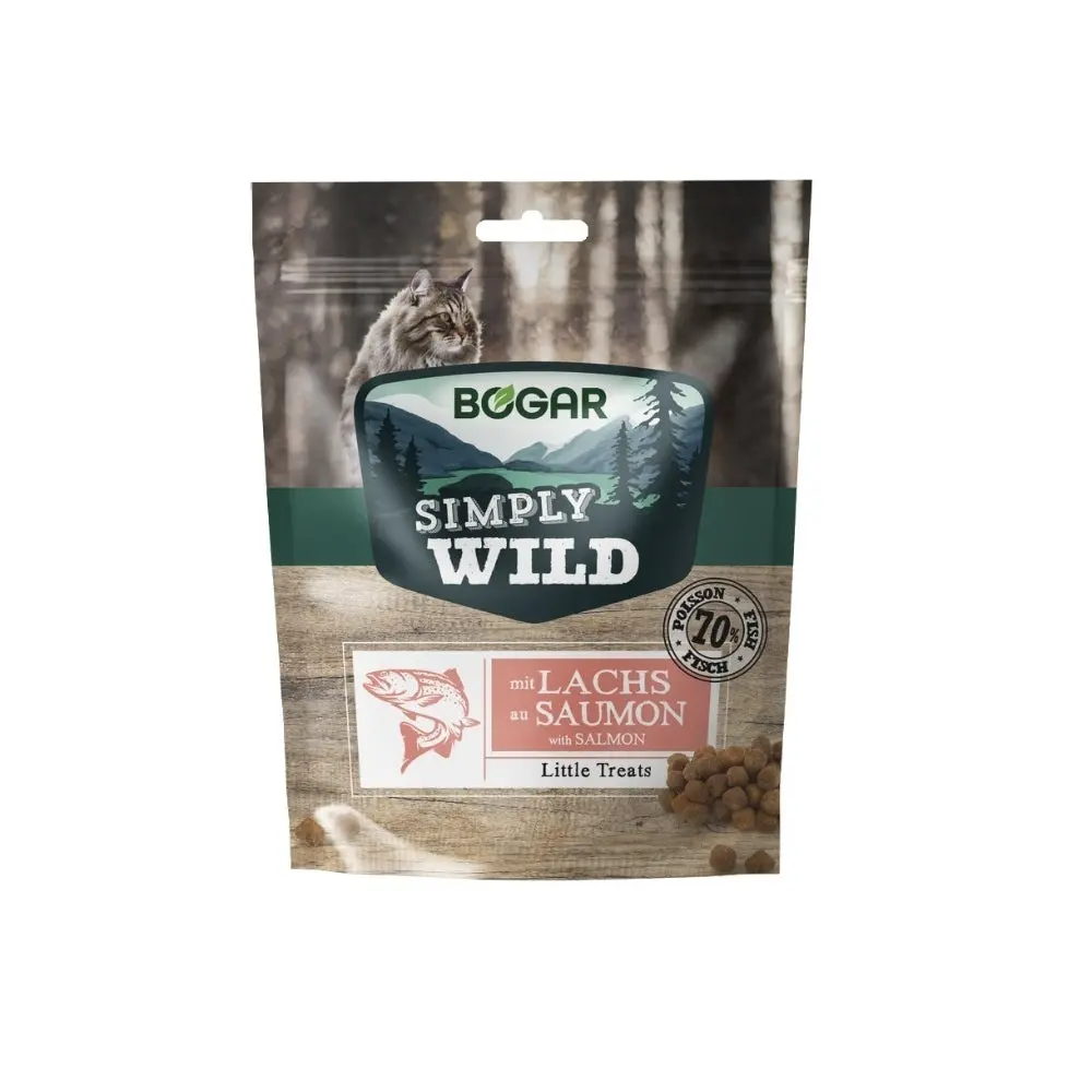 Recompense pentru pisici - Bogar Simply Wild - Somon - 60 g