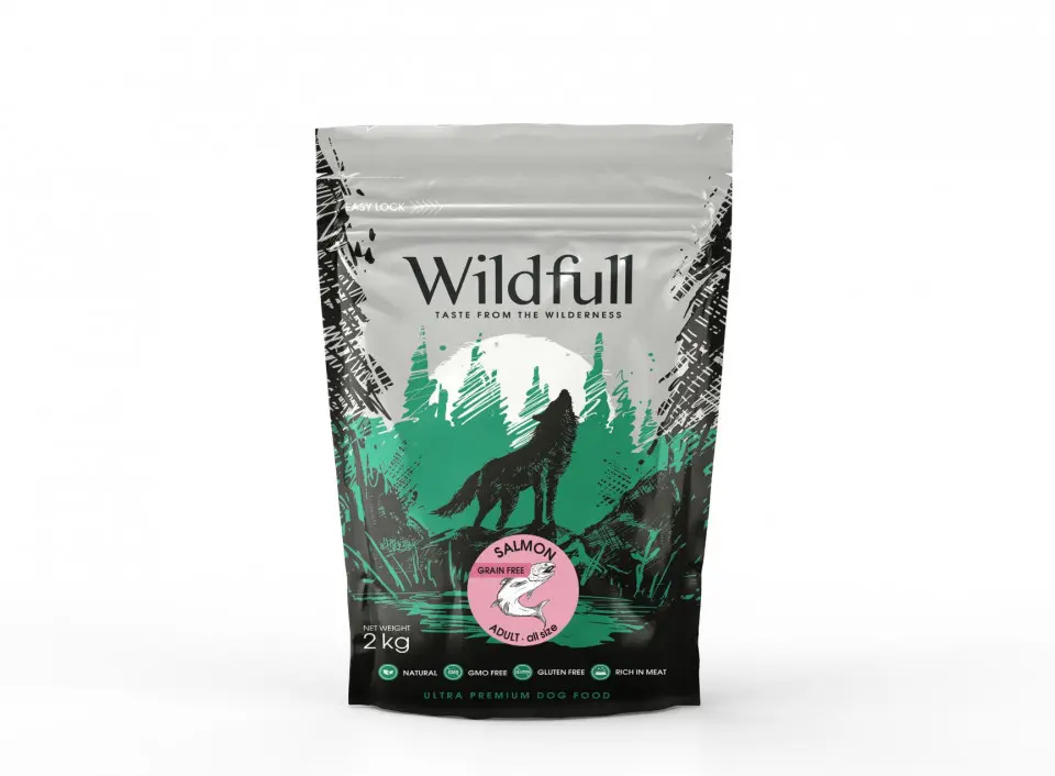 Wildfull Adult Mediu-Maxi - Hrana uscata ultra-premium - Somon - 2kg
